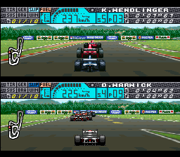 Human Grand Prix IV - F1 Dream Battle (Japan) In game screenshot